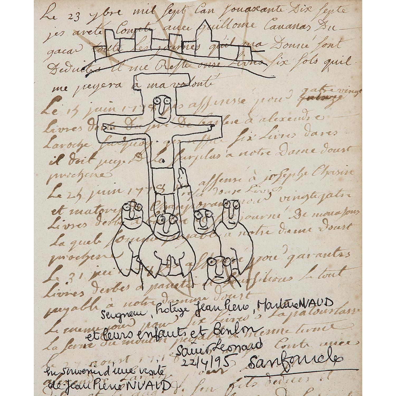 Jean-Joseph Sanfourche | Talisman pour la route (1995) | MutualArt
