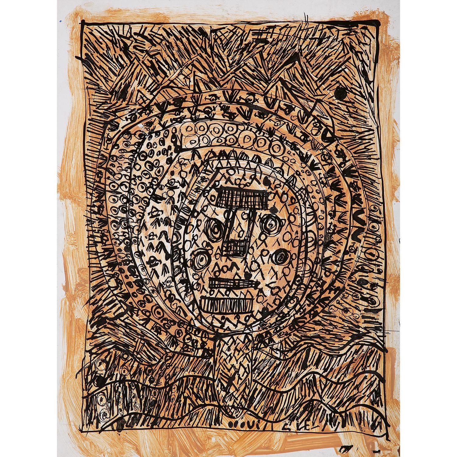 Artwork by Béatrice Babarit, Untitled, Made of Ink and gouache on paper (3)