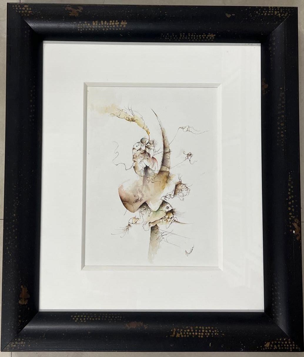 Artwork by José Luis Fariñas, Untitled, Made of watercolor and Ink on paper