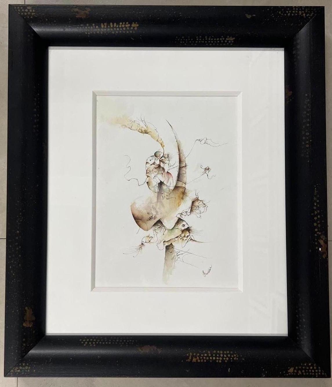 Artwork by José Luis Fariñas, Untitled, Made of watercolor and Ink on paper