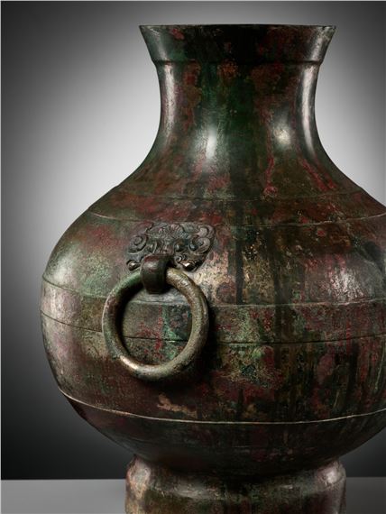 Han Dynasty | 漢代弦紋銅壺| MutualArt