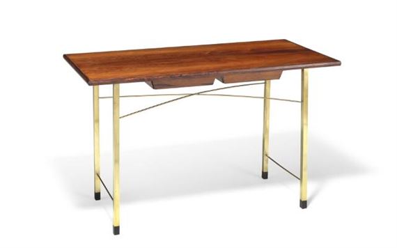 A Brazilian rosewood ladies desk by Lysberg, Hansen & Therp