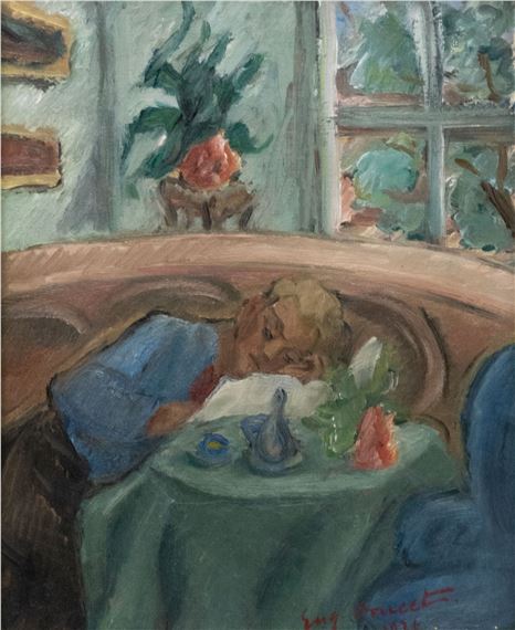 Woman on the Sittee by Eugenia Doucet-Isbasescu