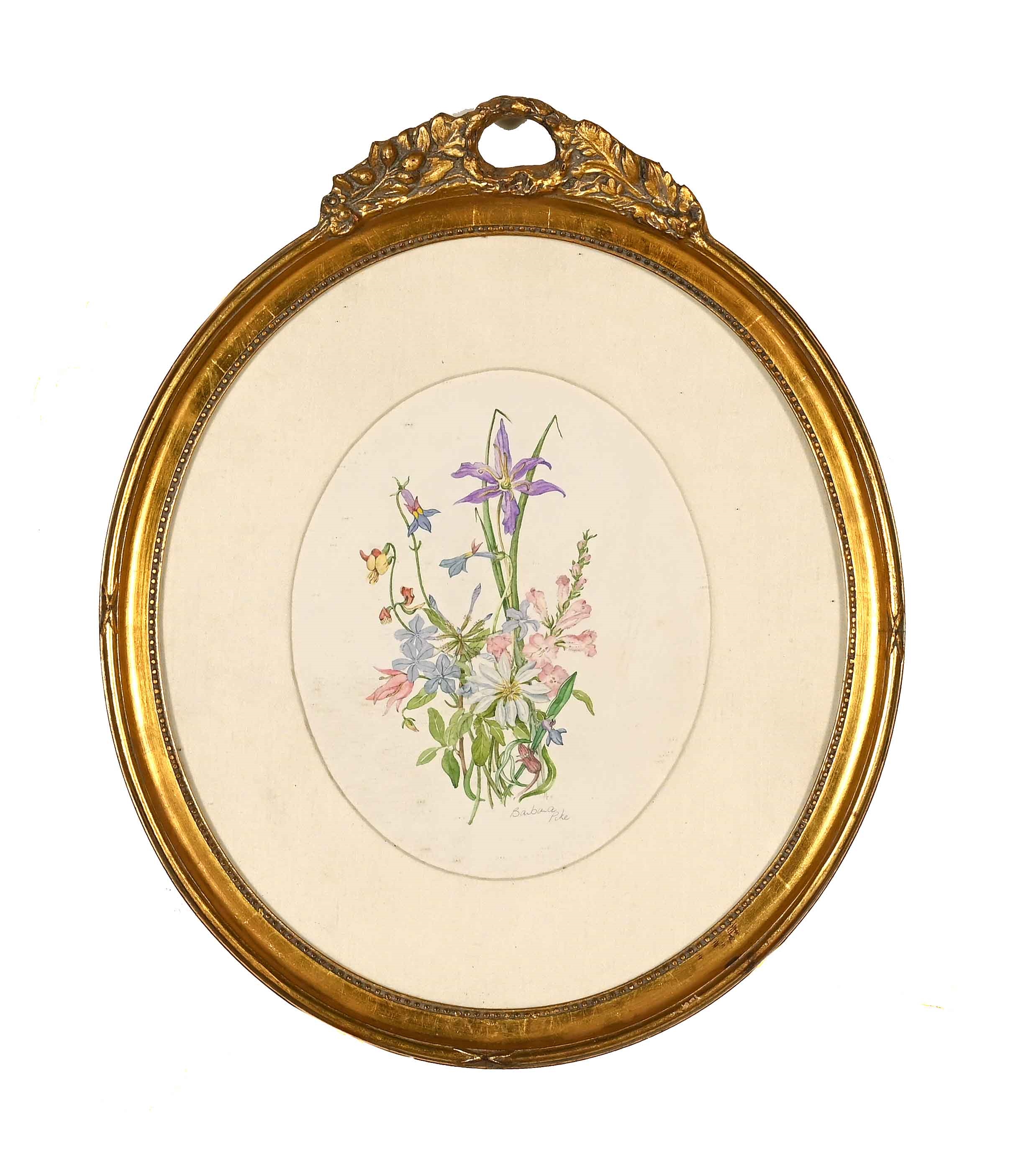 Artwork by Barbara Pike, Wildflower Study, Made of watercolour on paper