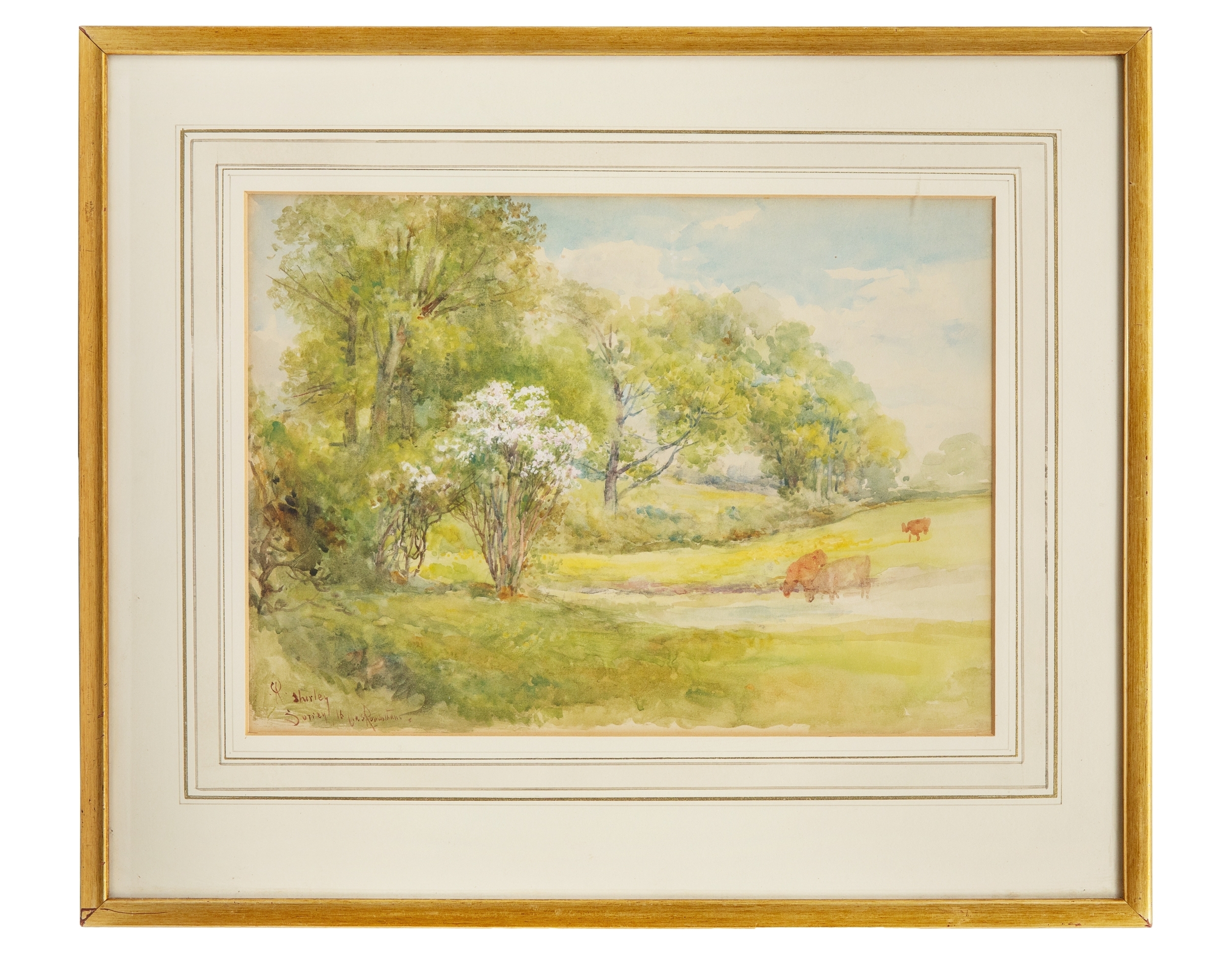Artwork by Charles Edmund Rowbotham, Shirley, Surrey, Made of Watercolour on paper