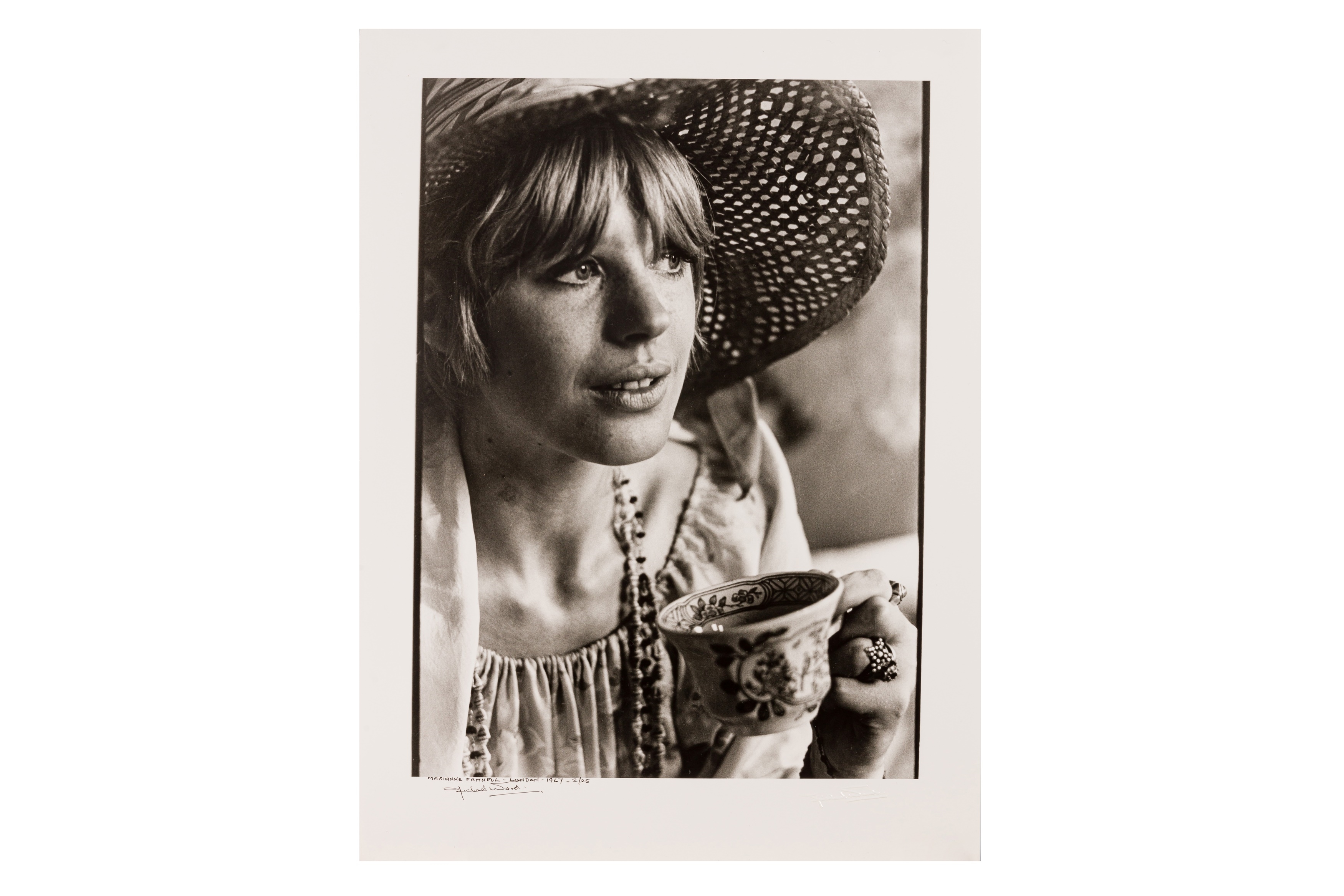 Artwork by Michael Ward, MARIANNE FAITHFULL, Made of Silver gelatin prints