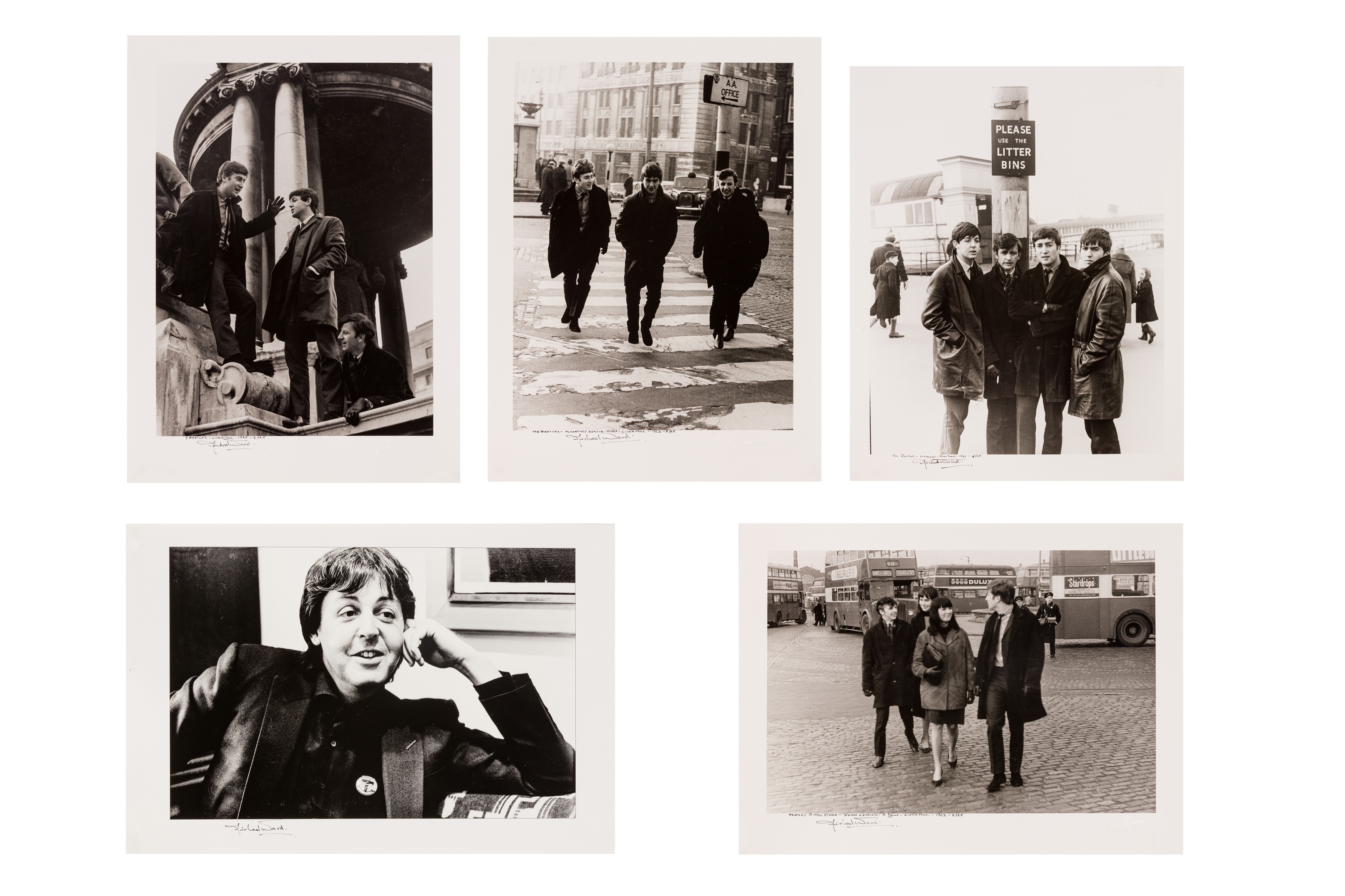 Artwork by Michael Ward, THE BEATLES, Made of silver gelatin prints