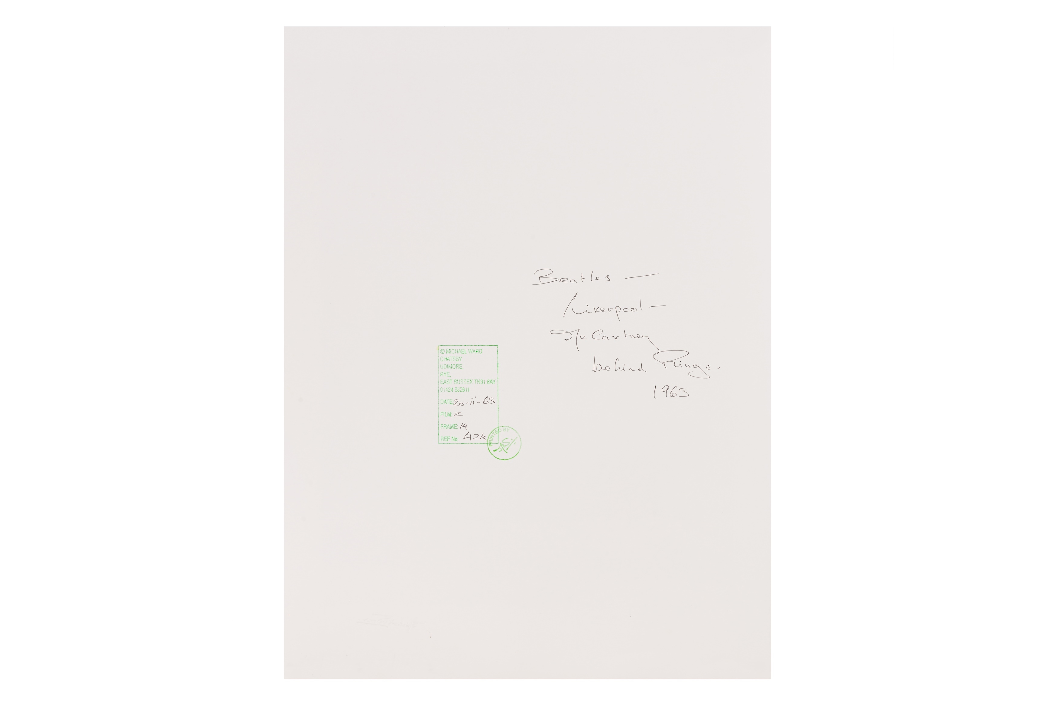 Artwork by Michael Ward, THE BEATLES, Made of silver gelatin prints