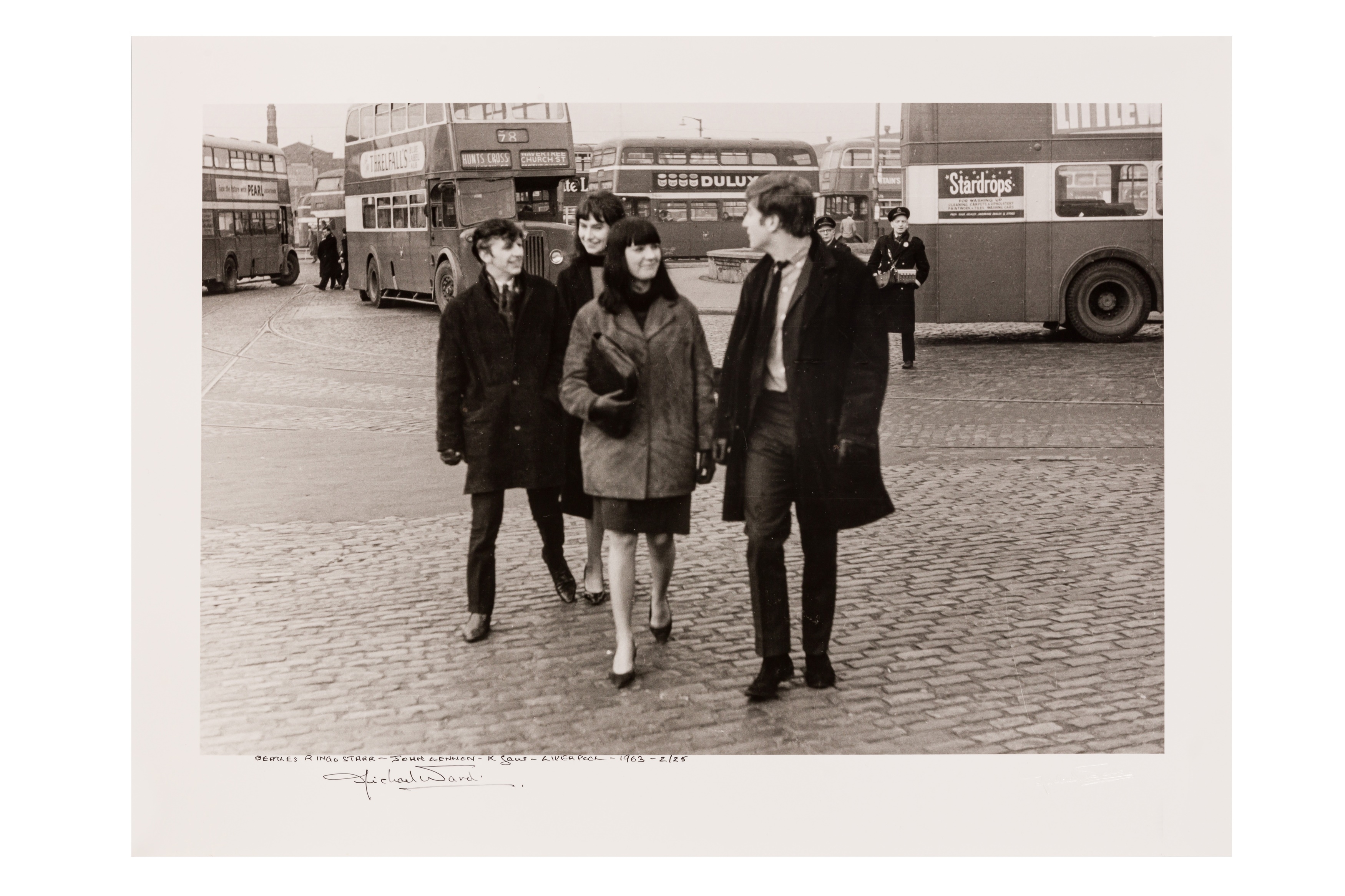 Artwork by Michael Ward, THE BEATLES, Made of silver gelatin prints