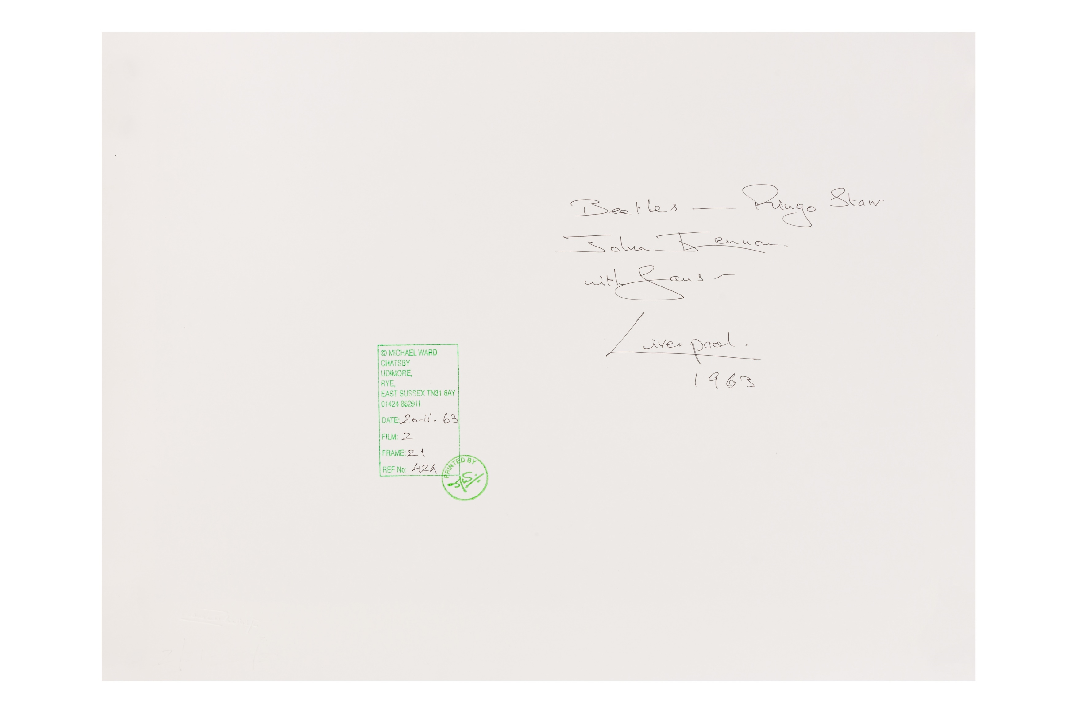 Artwork by Michael Ward, THE BEATLES, Made of silver gelatin prints