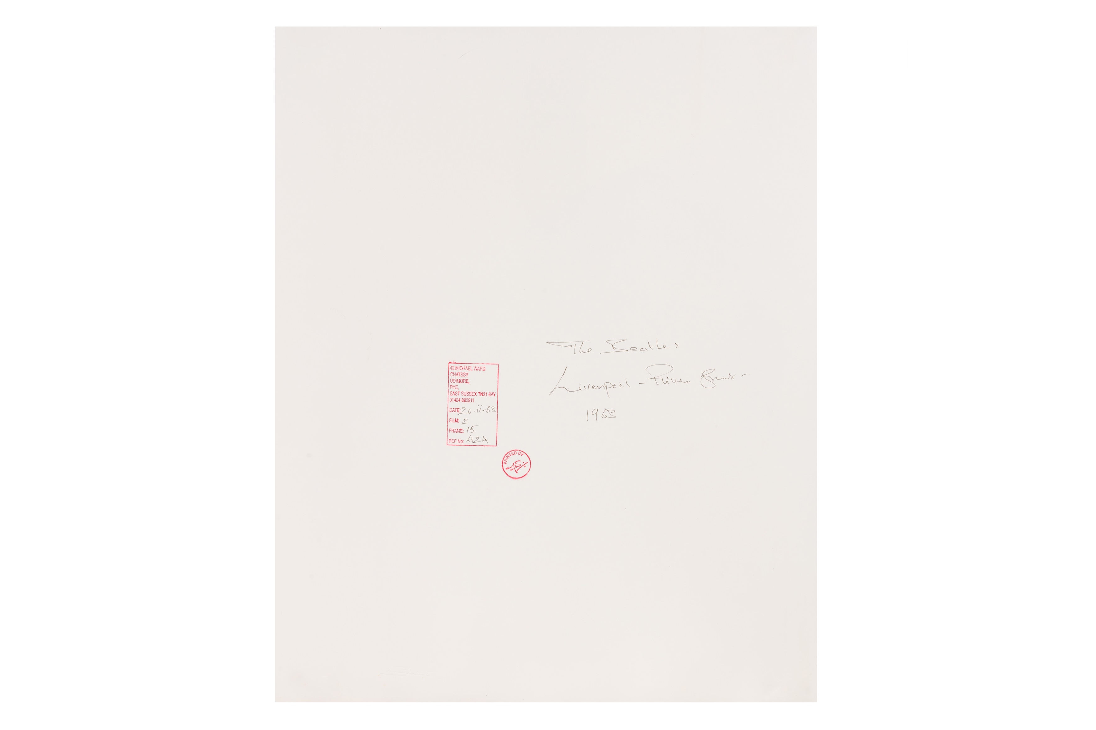 Artwork by Michael Ward, THE BEATLES, Made of silver gelatin prints