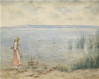 Watercolour Between Prague and Vienna - National Gallery Prague, Trade Fair Palace