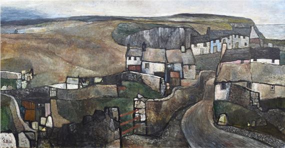 Cottages in Anglesey by William Harold Stephen Bunce, dated '72