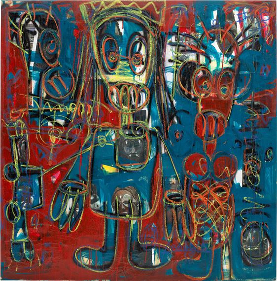 Untitled by Aboudia, Executed in 2018