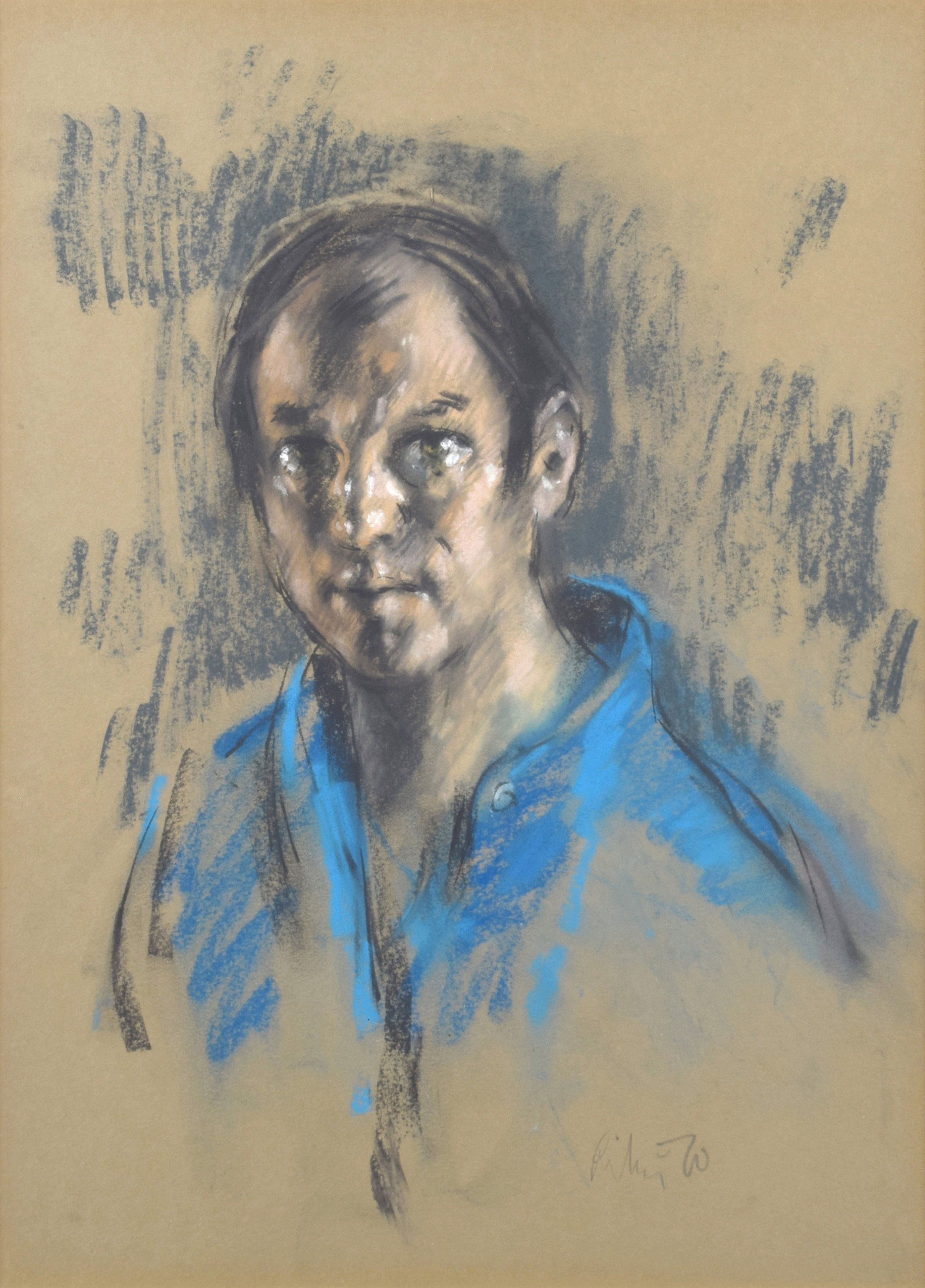 Harold Riley | Self-portrait (70) | MutualArt