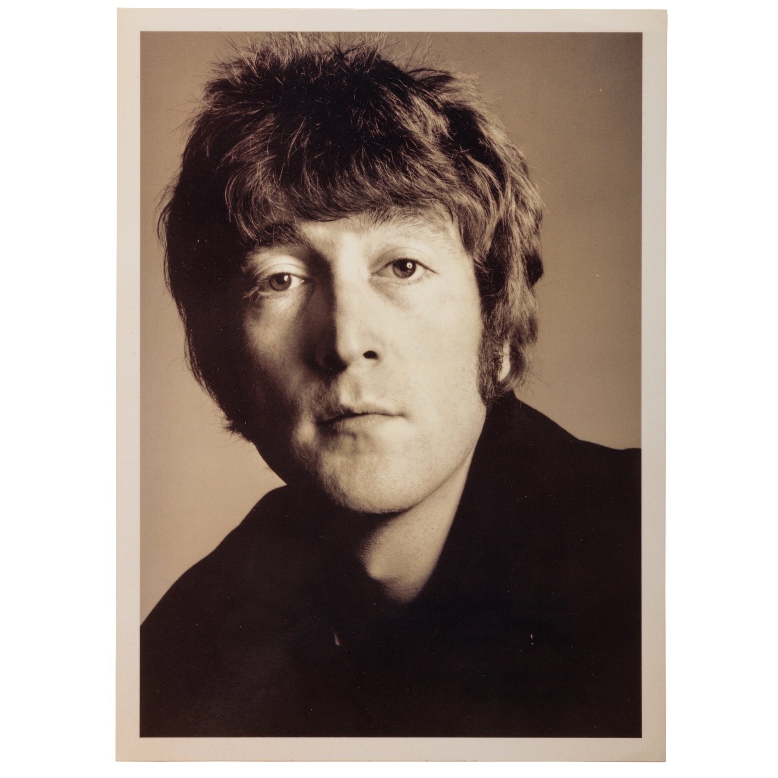 Lot Detail - The Beatles: Richard Avedon Signed Large Format Print of John Lennon in Framed Display (PSA/DNA