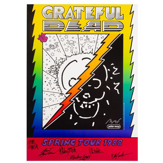 Peter Max | 1988 Grateful Dead Spring Tour (1960s) | MutualArt
