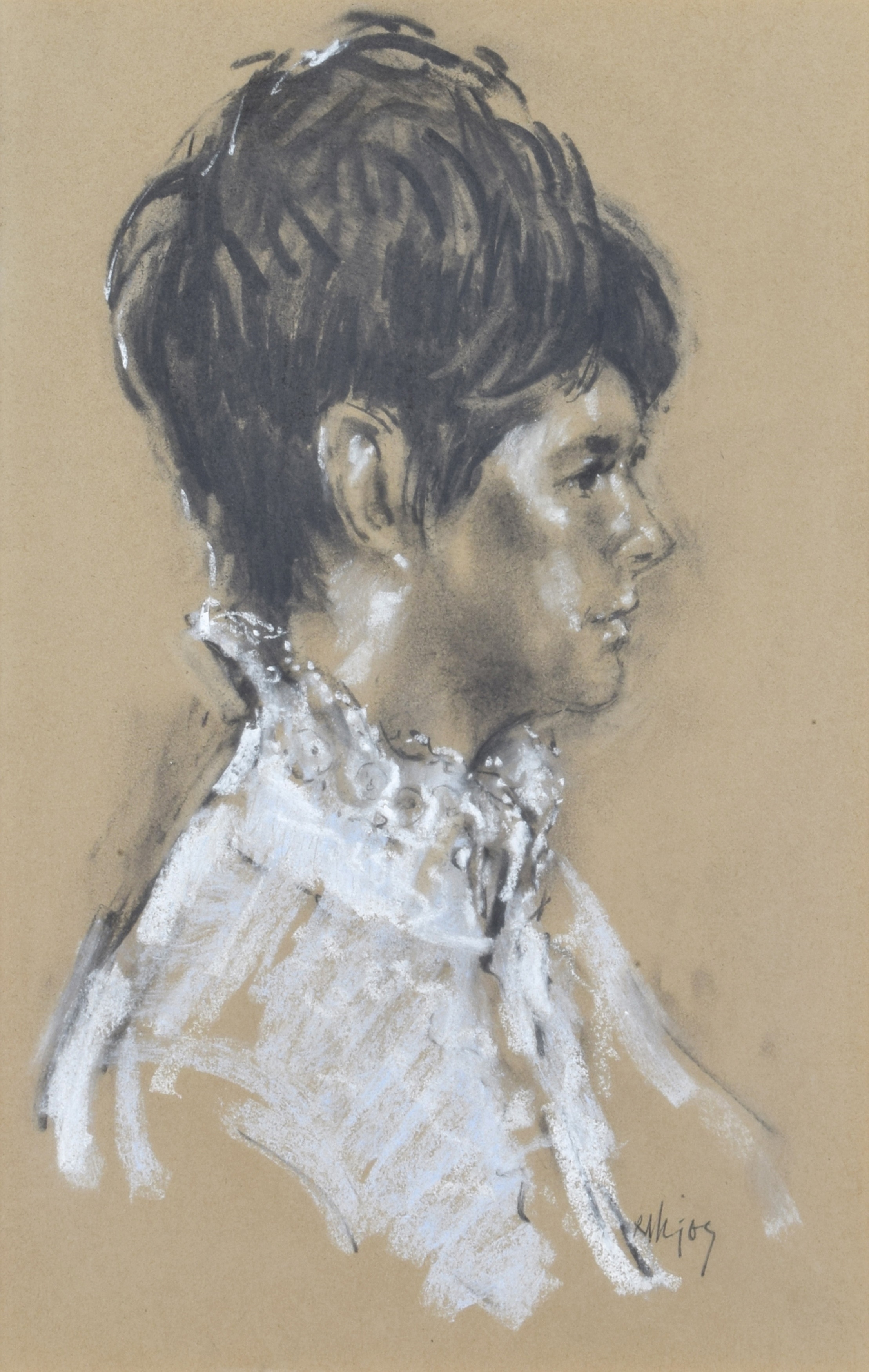 Harold Riley | Female portrait (69) | MutualArt