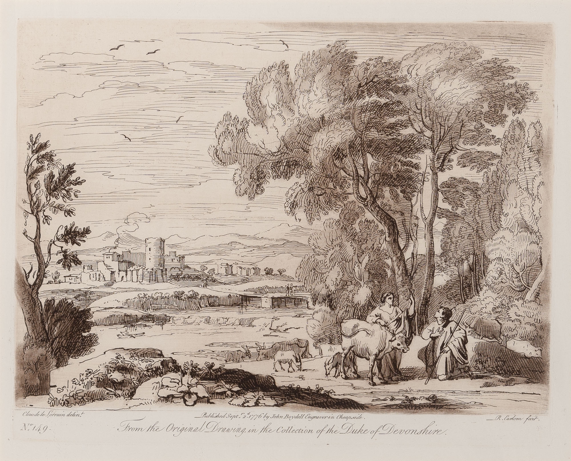 Claude Lorrain | Liber Veritatis; or A Collection of Prints, After the ...