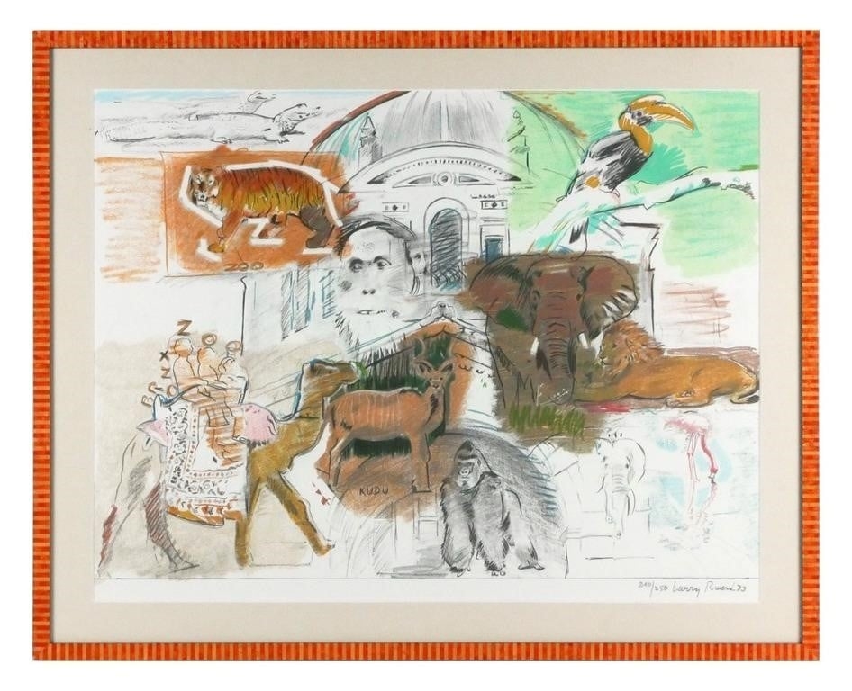 Larry Rivers | Bronx Zoo | MutualArt