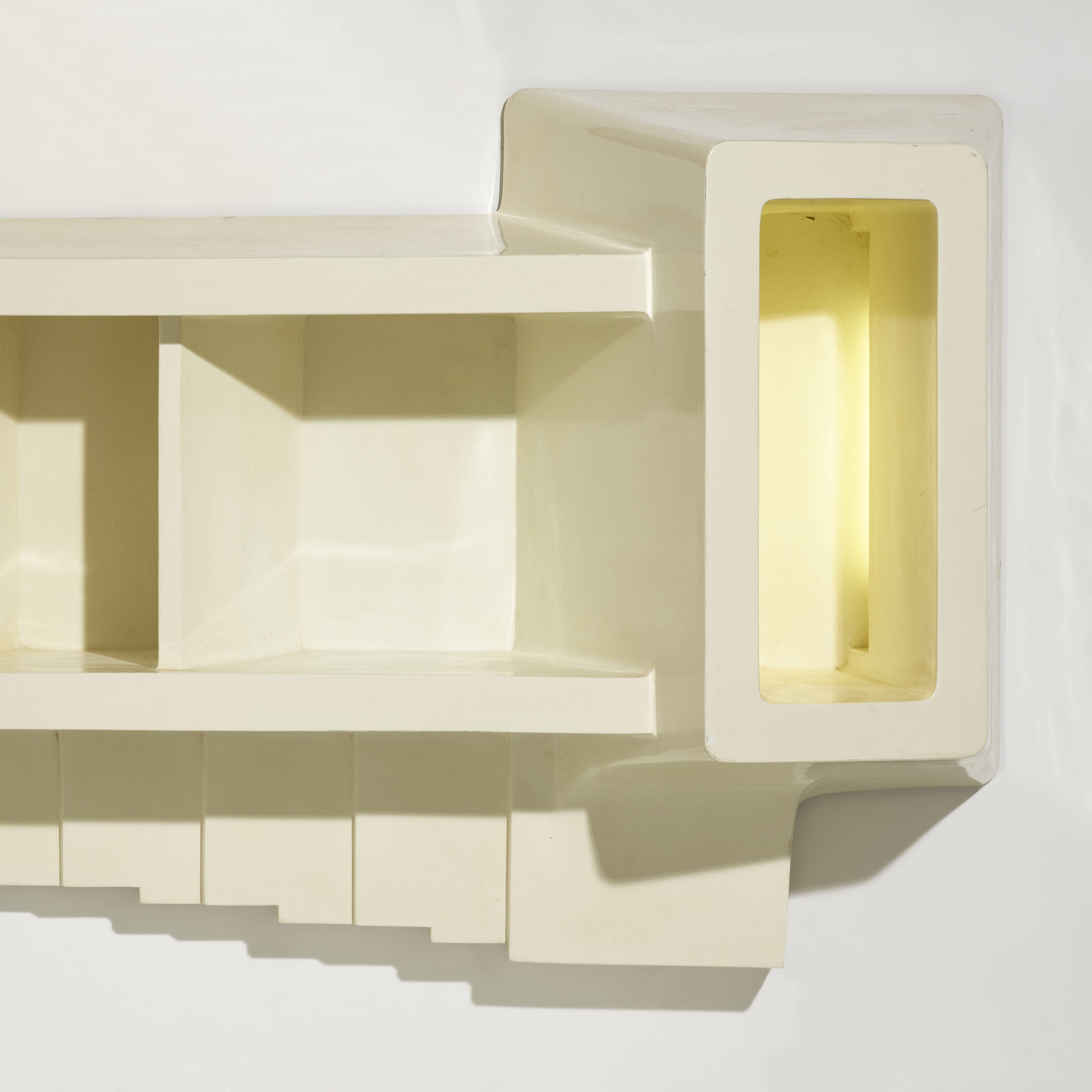Luigi Pellegrin | Wall-mounted shelving units, set of two | MutualArt