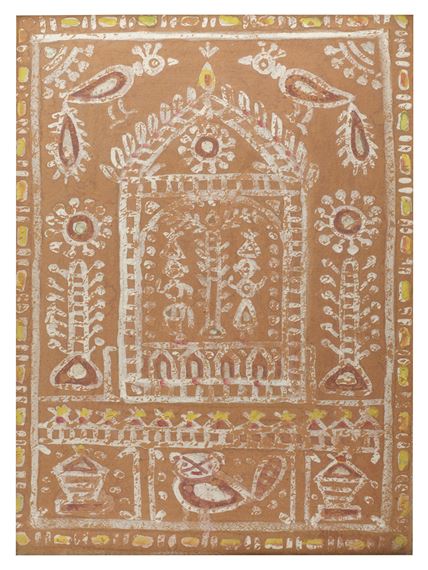 ALPANA - 2 (c 1940) by Jamini Roy, circa 1940