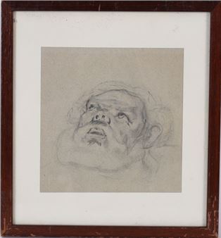 TÊTE D'HOMME BARBU - Marcel Chabas