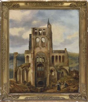 The chapel in ruins - Humanité René Philastre