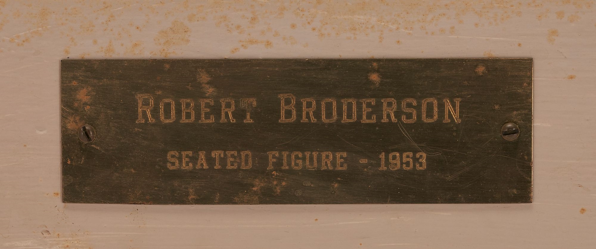 Artwork by Robert Brodersen, Child Seated At Table, Made of oil on canvas