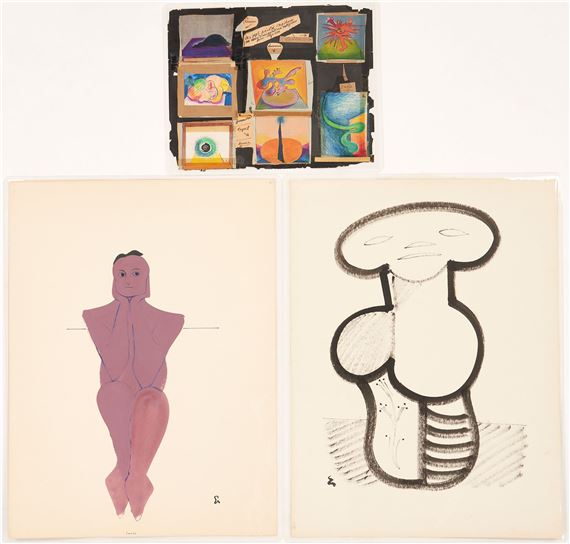 3 Works on Paper - Egon Vitalis Biel
