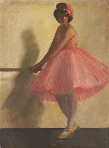 George William Dinckel | Portrait of a Dancer | MutualArt