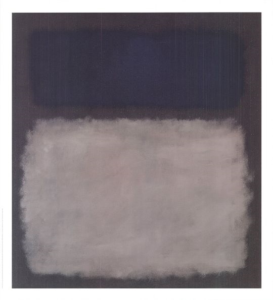 Artwork by Mark Rothko, Blue and Grey, Made of offset lithograph print