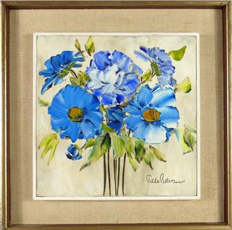 Untitled: Blue Morning Glory - Tilde Pedersen