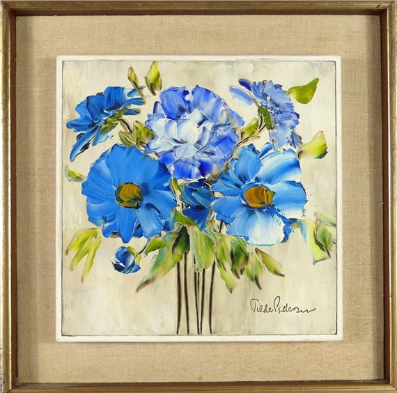 Untitled: Blue Morning Glory by Tilde Pedersen