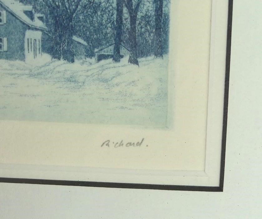 Richard Metzger | Two Quebec etchings | MutualArt