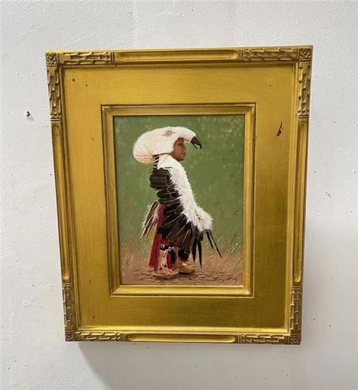 Larry Riley | Little Dancer Eagle Indian | MutualArt
