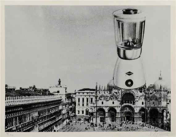 San Marco, Venice by Wolf Vostell, 1971