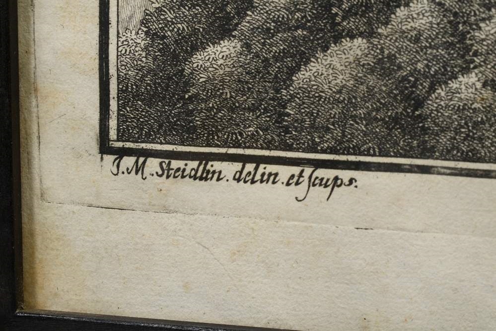 Artwork by Johann Matthias Steidlin, Das Churfürstl: Schloß Traußniz Nechst Landshuett (Trausnitz Castle); Unser Lieben Frauten Kloster Selingthal nechst Landtshuet (Seligenthal Monastery), Made of copper engravings