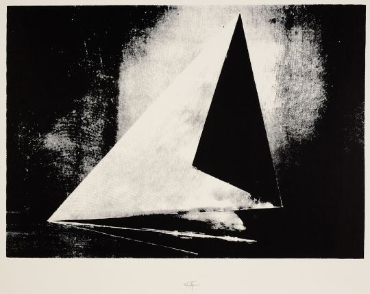 Räumliche Faltung eines Rechtecks by Hermann Glöckner, 1980