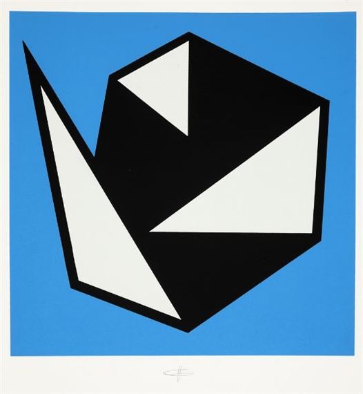 Schwebend by Hermann Glöckner, 1982