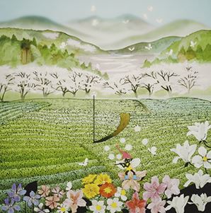 fantasy of tea plantation by Seiji Fujishiro