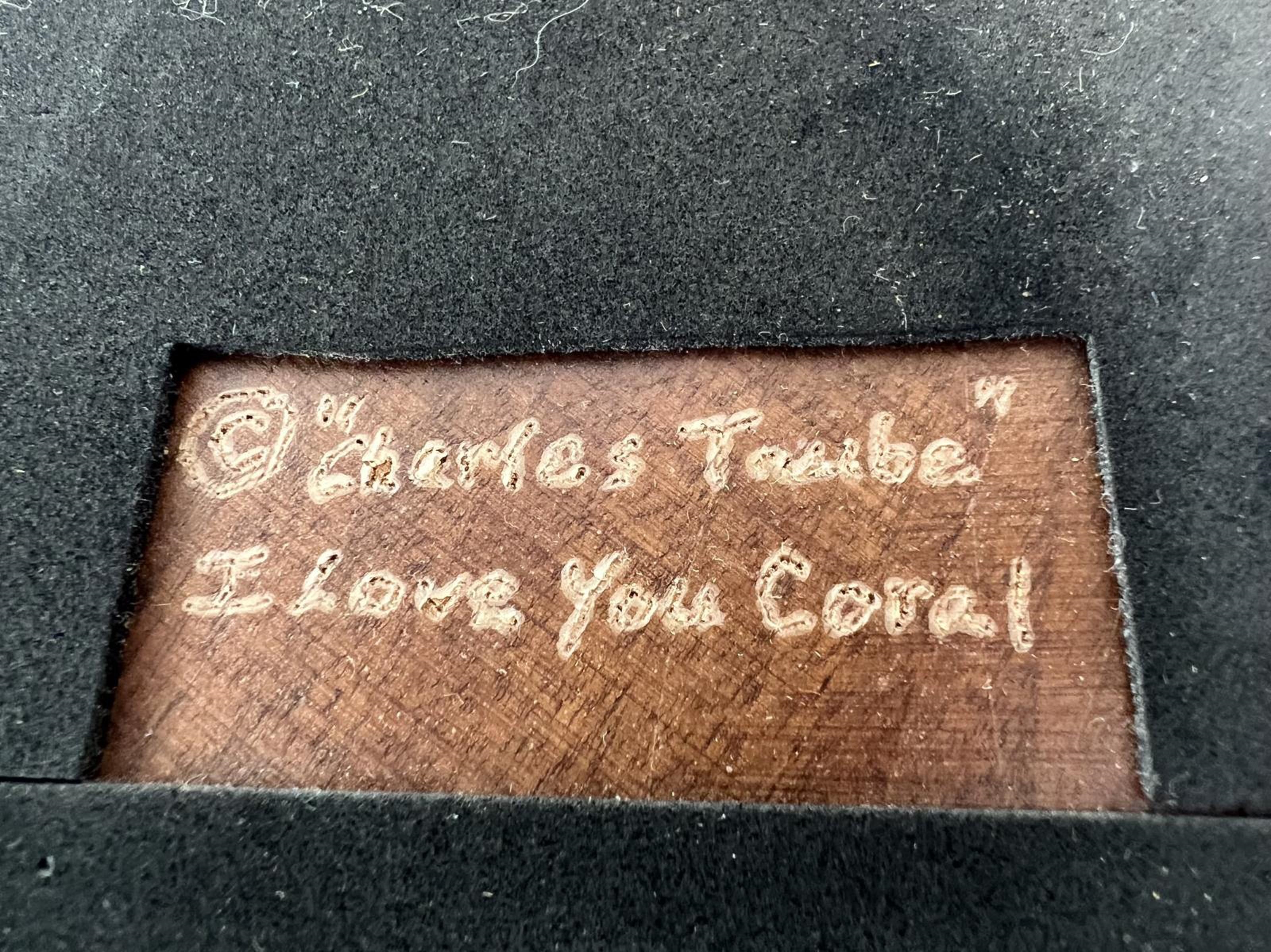 Artwork by Charles Taube, “I Love You Coral”, Made of Mixed Media