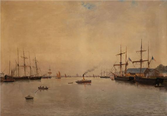 Bassin Carnot à Calais - Charles Emile CANET