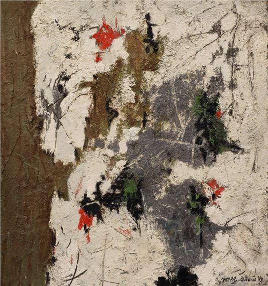 Blanc et gris (White and Grey) by Willy Boers, 1959