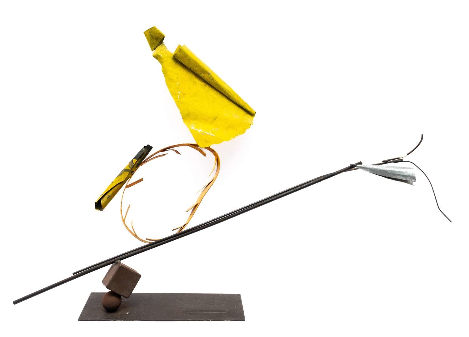 Artwork by Auke de Vries, Untitled, Made of metal