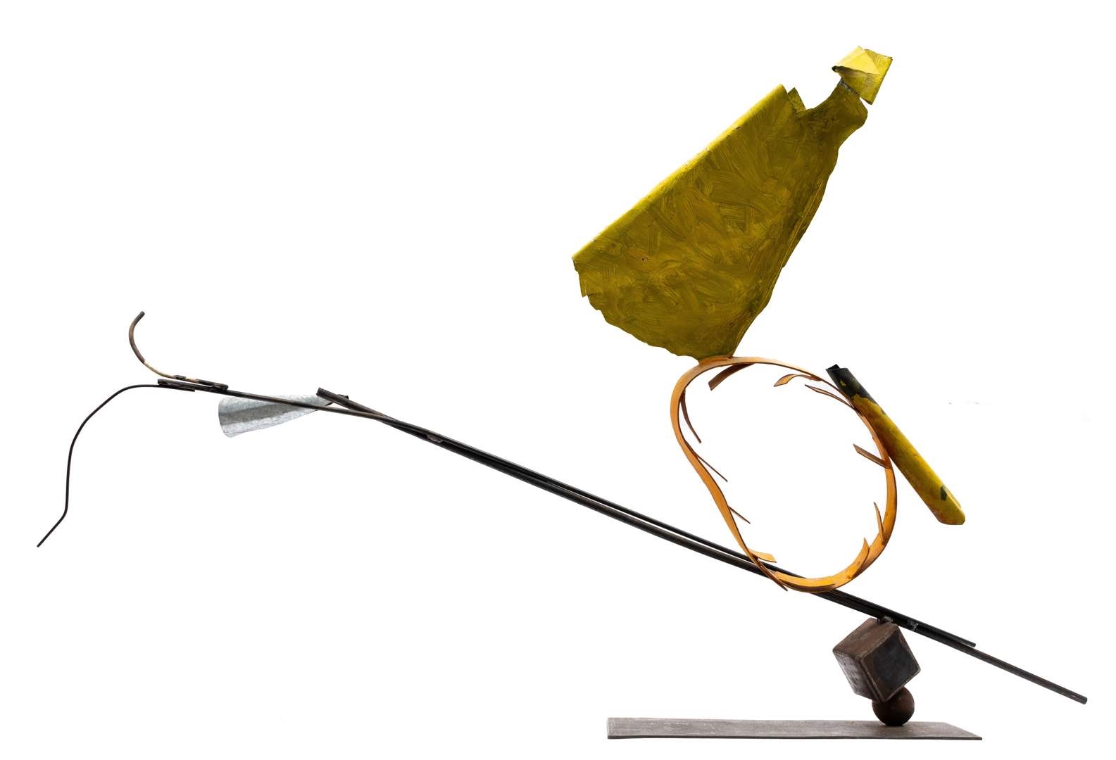 Artwork by Auke de Vries, Untitled, Made of metal