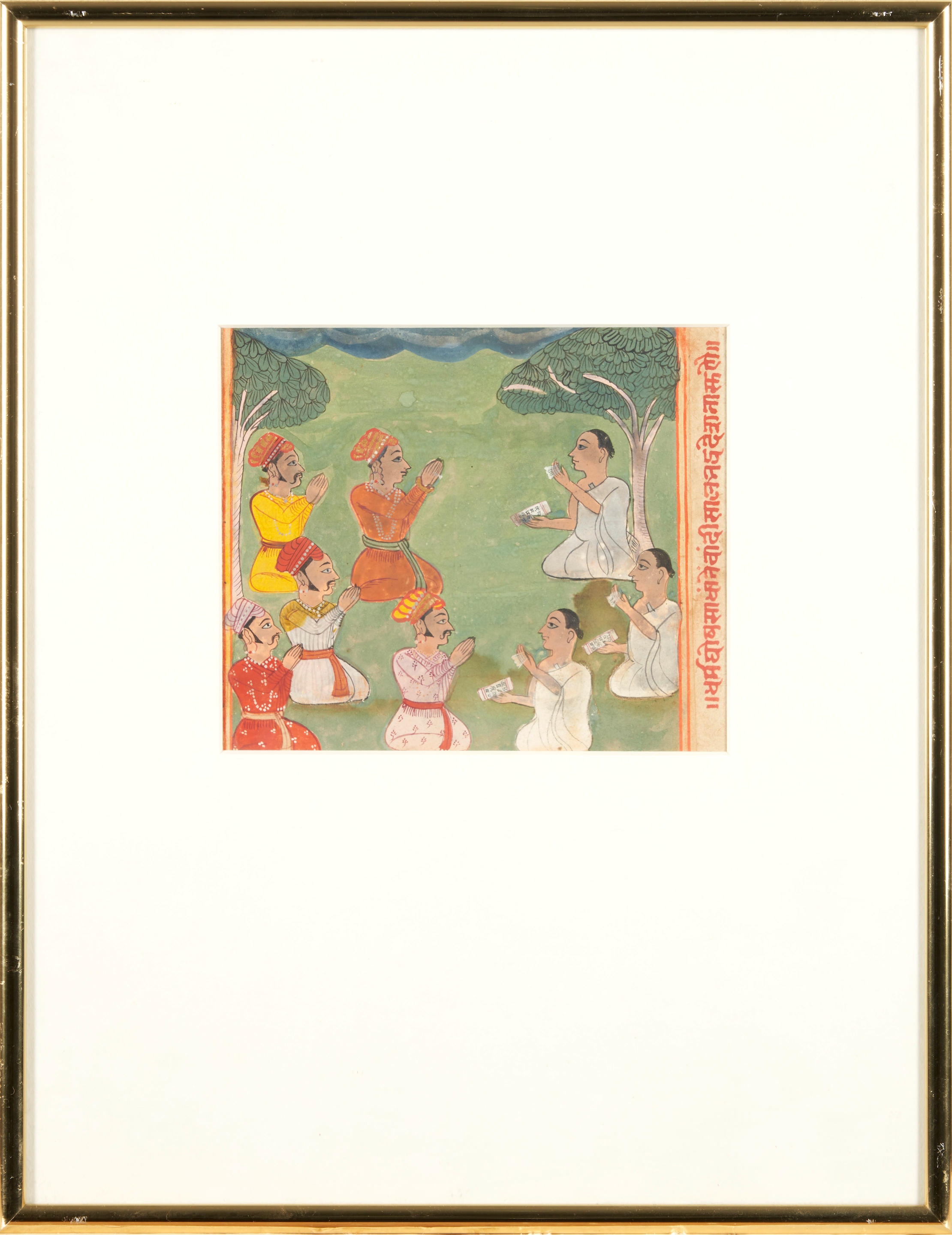 Gujarat School, 18th Century | A PAINTING DEPICTING JAIN MONKS ...