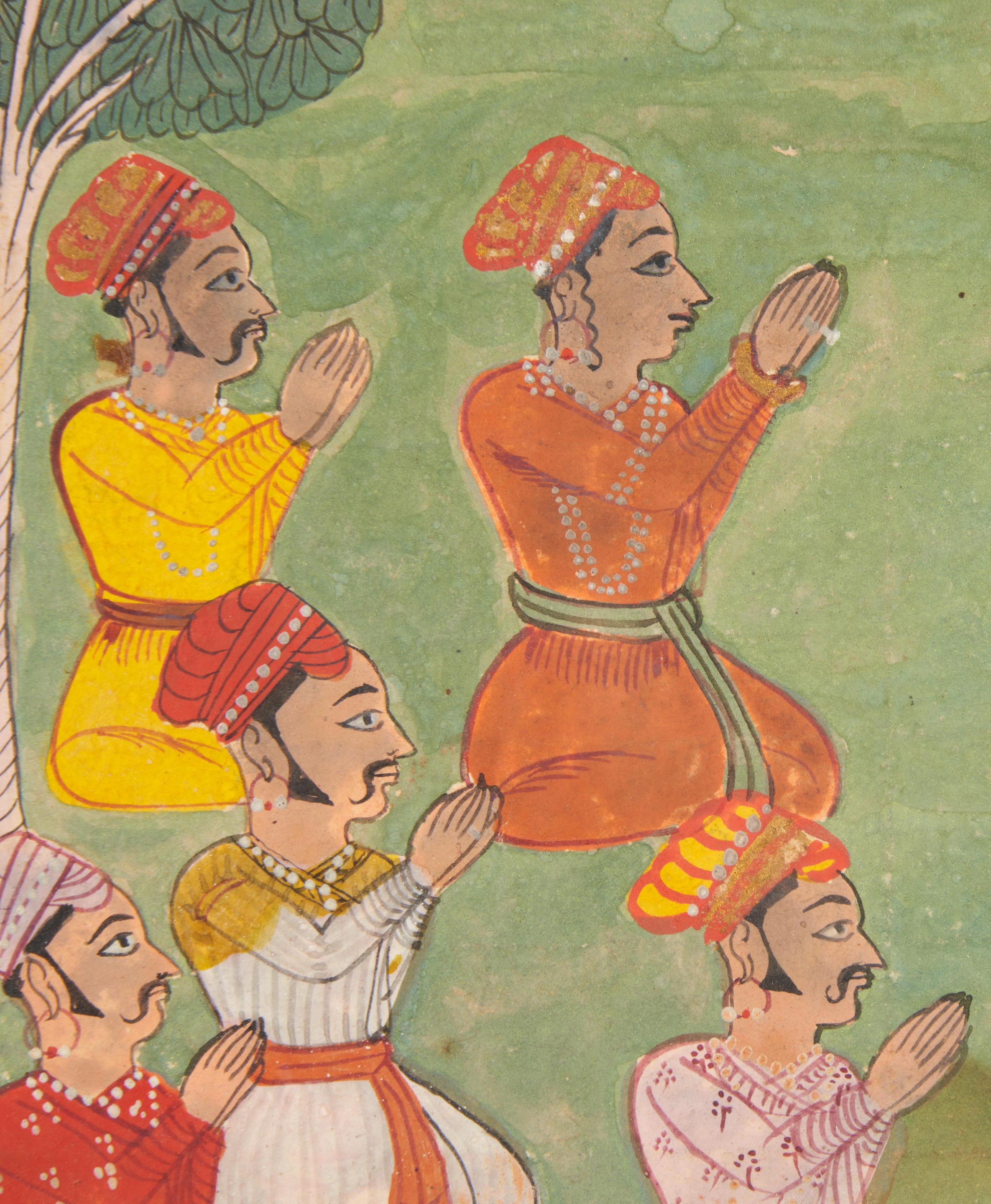 Gujarat School, 18th Century | A PAINTING DEPICTING JAIN MONKS ...