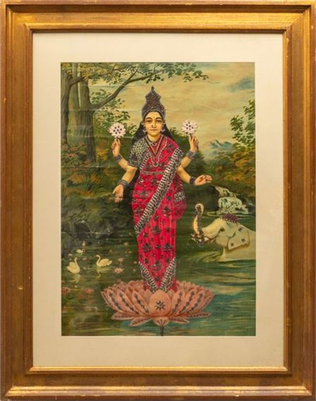 Raja Ravi Varma | Portrait de femme | MutualArt
