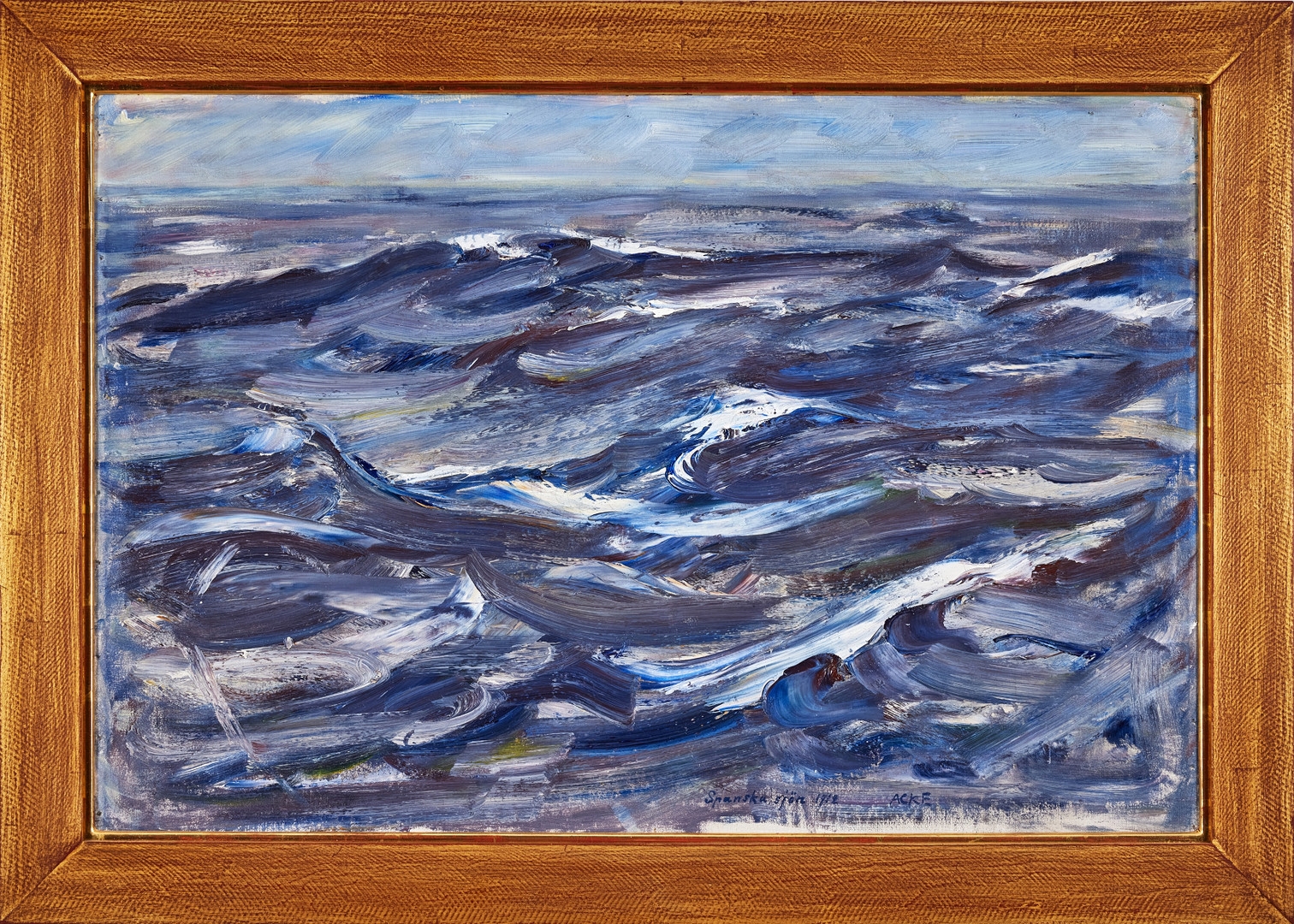 J.A.G. Acke | Marine Wave III Spanish Lake (1912) | MutualArt
